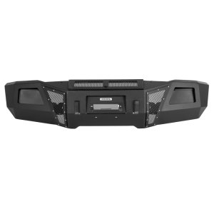 Chevrolet Silverado 2500HD Bumper - Front - Go Rhino - BR11 Series, Winch-Ready, Textured - Black - `15-`19